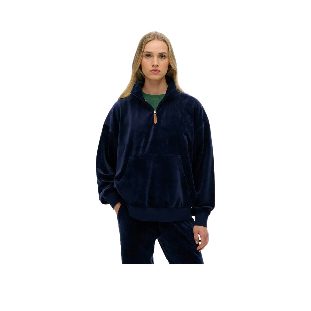 Superdry Country Club - Sweatshirt Femme Bleu Marine
