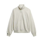 Superdry Studios Half Zip - Sweatshirt Femme Blanc
