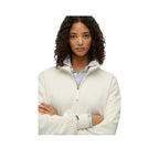 Superdry Studios Half Zip - Sweatshirt Femme Blanc