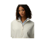 Superdry Studios Half Zip - Sweatshirt Femme Blanc