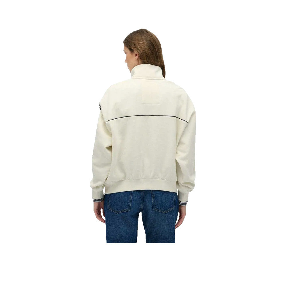 Superdry Country Club Tape - Pull Femme Beige