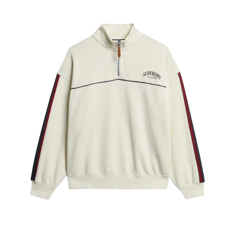 Superdry Country Club Tape - Pull Femme Beige