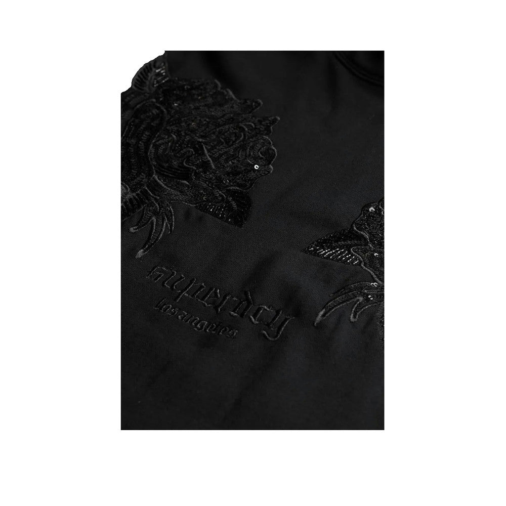Superdry Tattoo Embellish - Bluza damska z kapturem czarna