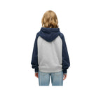 Superdry Essential Logo Raglan Zip - Sweat À Capuche Femme Gris/Bleu Marine