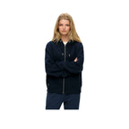 Superdry Essential Logo - Sweat Zippé Femme Bleu Marine