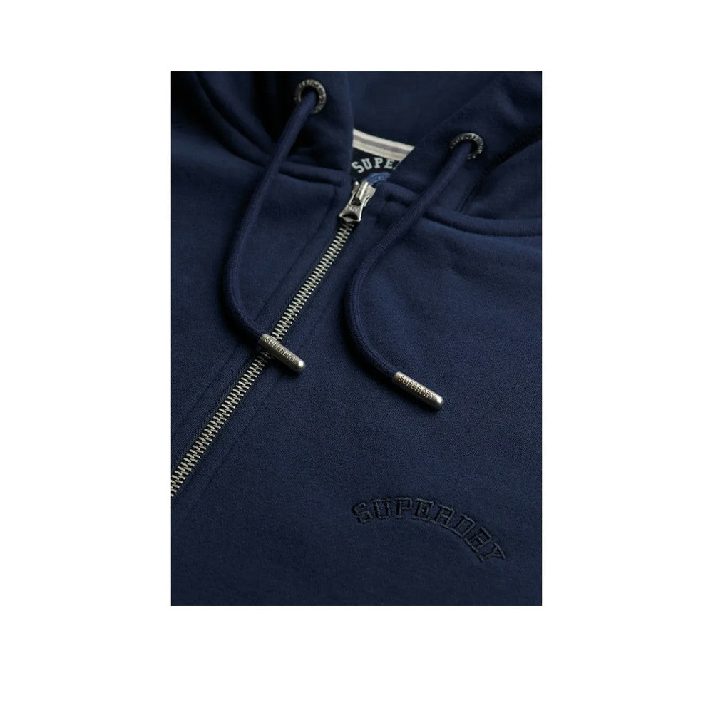 Superdry Essential Logo - Sweat Zippé Femme Bleu Marine