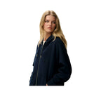 Superdry Essential Logo - Sweat Zippé Femme Bleu Marine