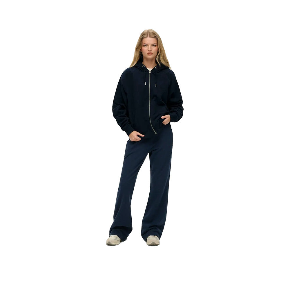Superdry Essential Logo - Sweat Zippé Femme Bleu Marine