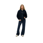 Superdry Essential Logo - Sweat Zippé Femme Bleu Marine
