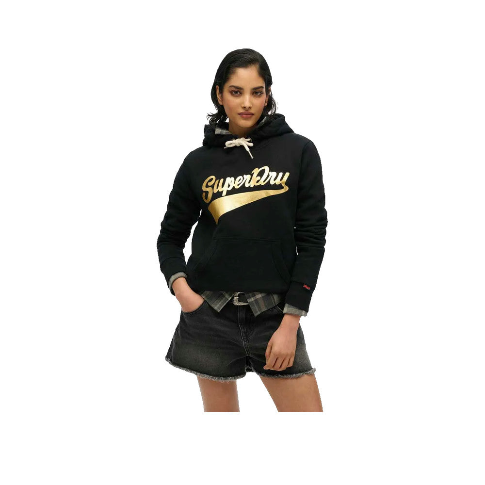 Superdry Super Athletics - Dames hoodie Zwart