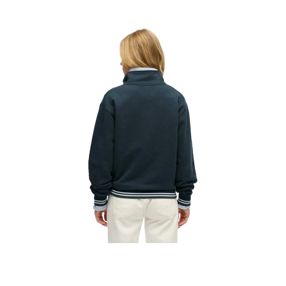 Superdry Country Club - Pull Femme Bleu Marine