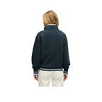Superdry Country Club - Pull Femme Bleu Marine