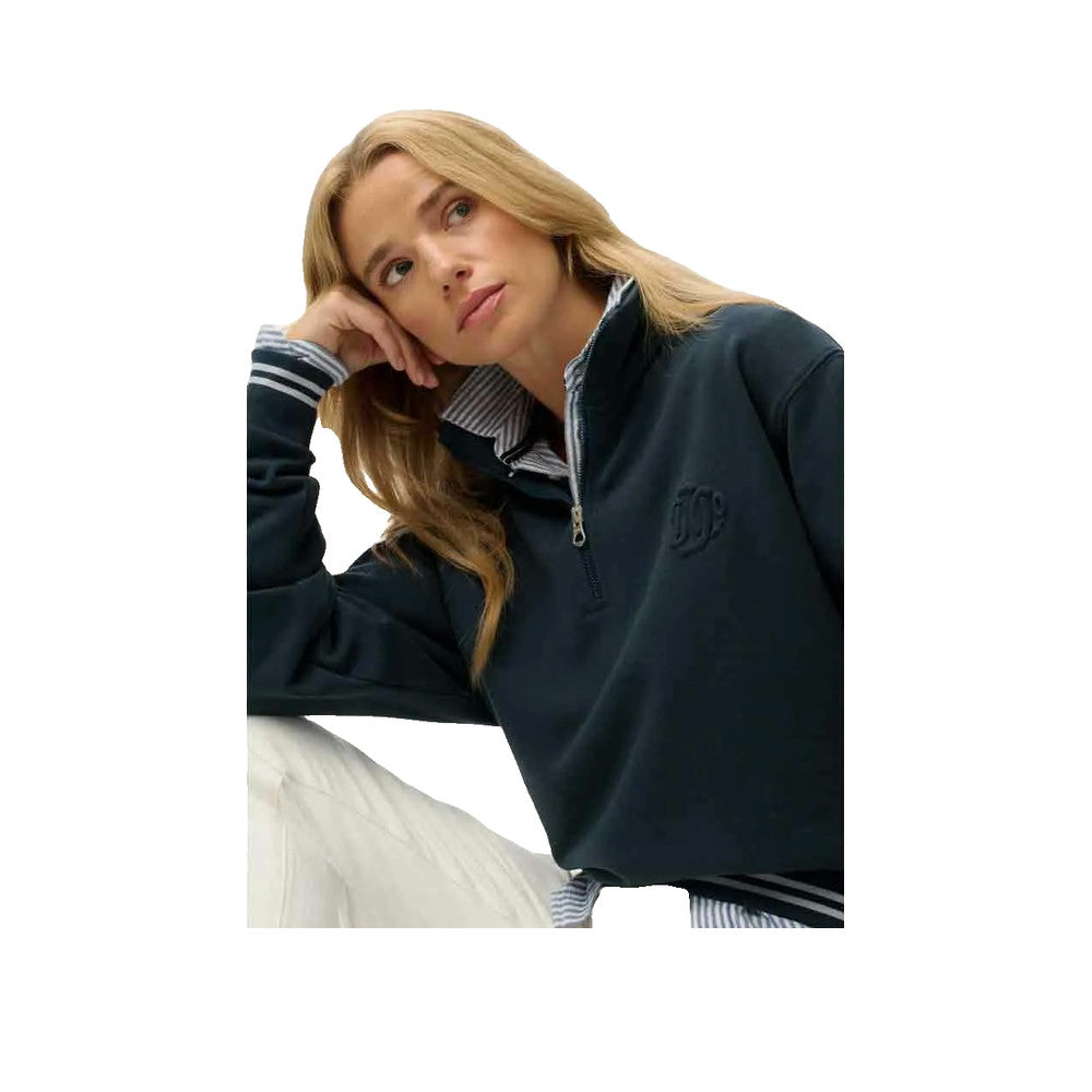 Superdry Country Club - Pull Femme Bleu Marine