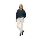 Superdry Country Club - Pull Femme Bleu Marine
