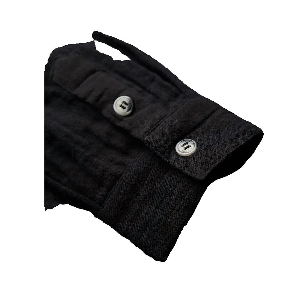 Superdry Longline Shirt - Chemise Femme Noir
