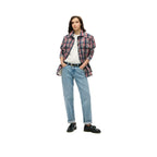Superdry Borg Check Overshirt - Skjortjacka Dam Grå