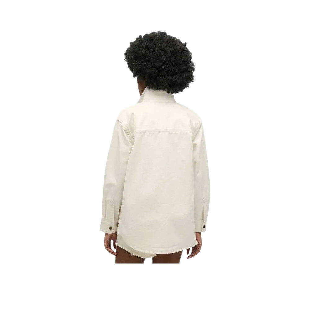 Superdry Workwear Overshirt - Chemise Femme Blanc
