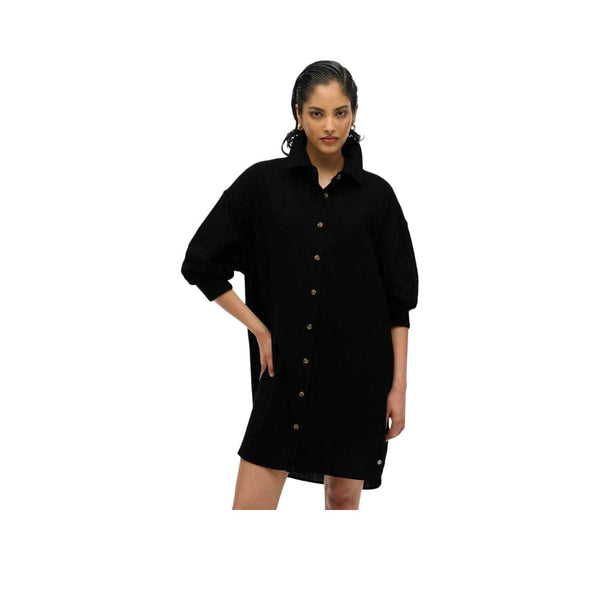 Superdry Ibiza - Camicia Donna Nero