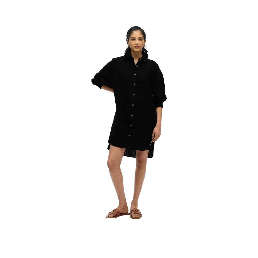 Superdry Ibiza – Hemdbluse Damen Schwarz