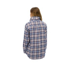 Superdry Boyfriend Flannel - Chemise Femme Bleu/Rouge