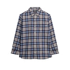 Superdry Boyfriend Flannel - Chemise Femme Bleu/Rouge