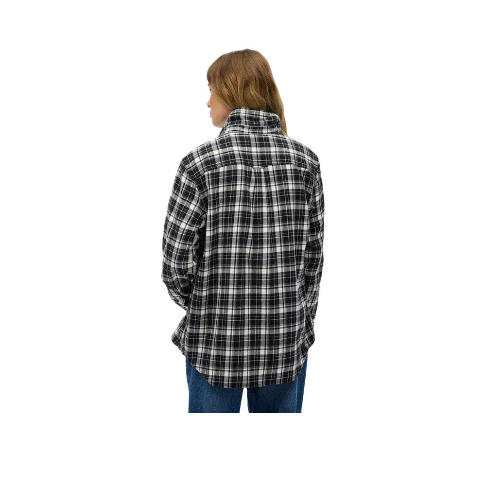 Superdry Boyfriend Flannel - Chemise Femme Noir
