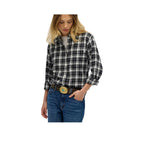 Superdry Boyfriend Flannel - Chemise Femme Noir