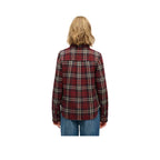 Superdry Flannel Check - Chemise Femme Rouge