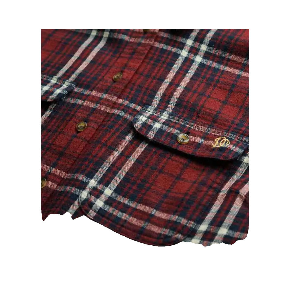 Superdry Flannel Check - Chemise Femme Rouge