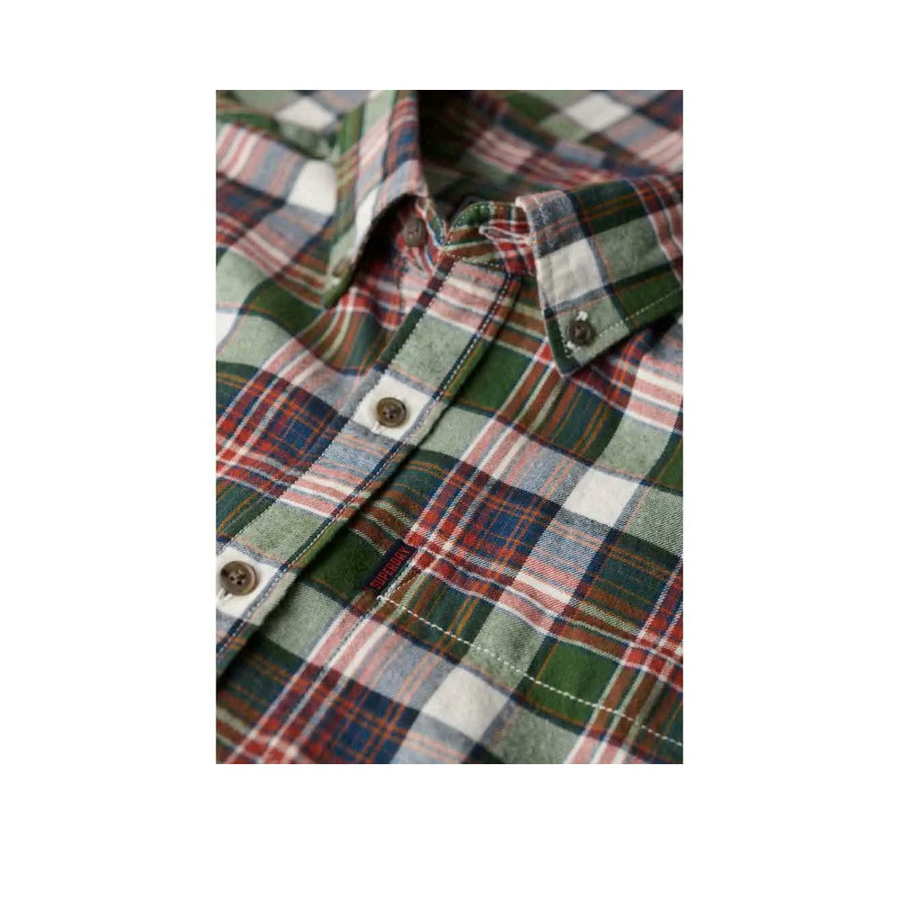 Superdry Vintage Check - Chemise Femme Verte