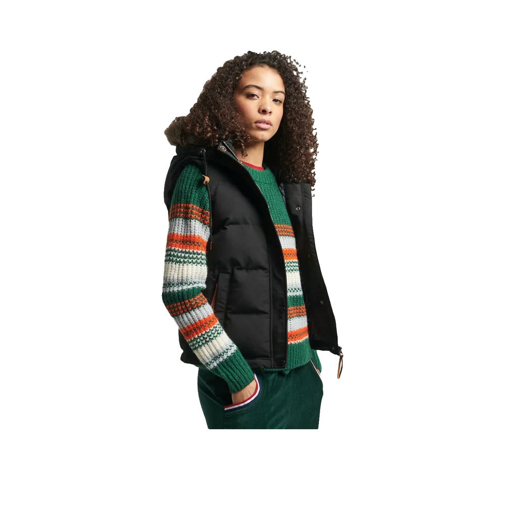Superdry Everest - Veste Sans Manches Femme Noir