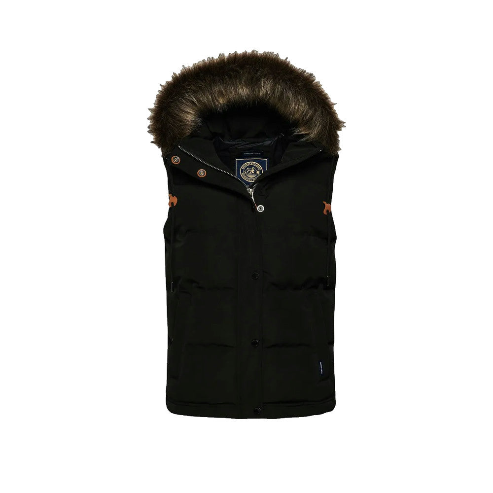 Superdry Everest - Veste Sans Manches Femme Noir