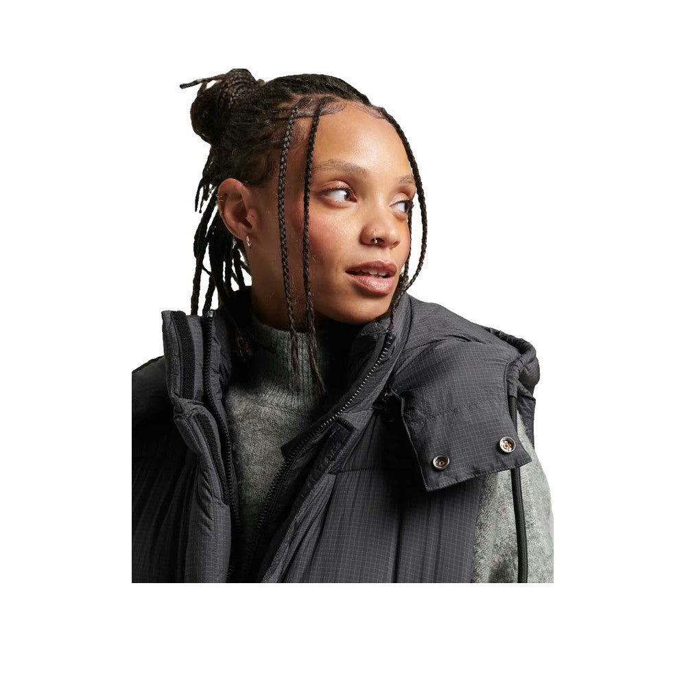 Superdry Ripstop - Sweat À Capuche Femme Noir