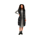 Superdry Longline Puffer - Plumífero Largo de Mujer Negro