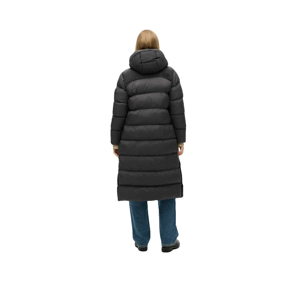 Superdry Ripstop Longline - Veste Matelassée Femme Noir