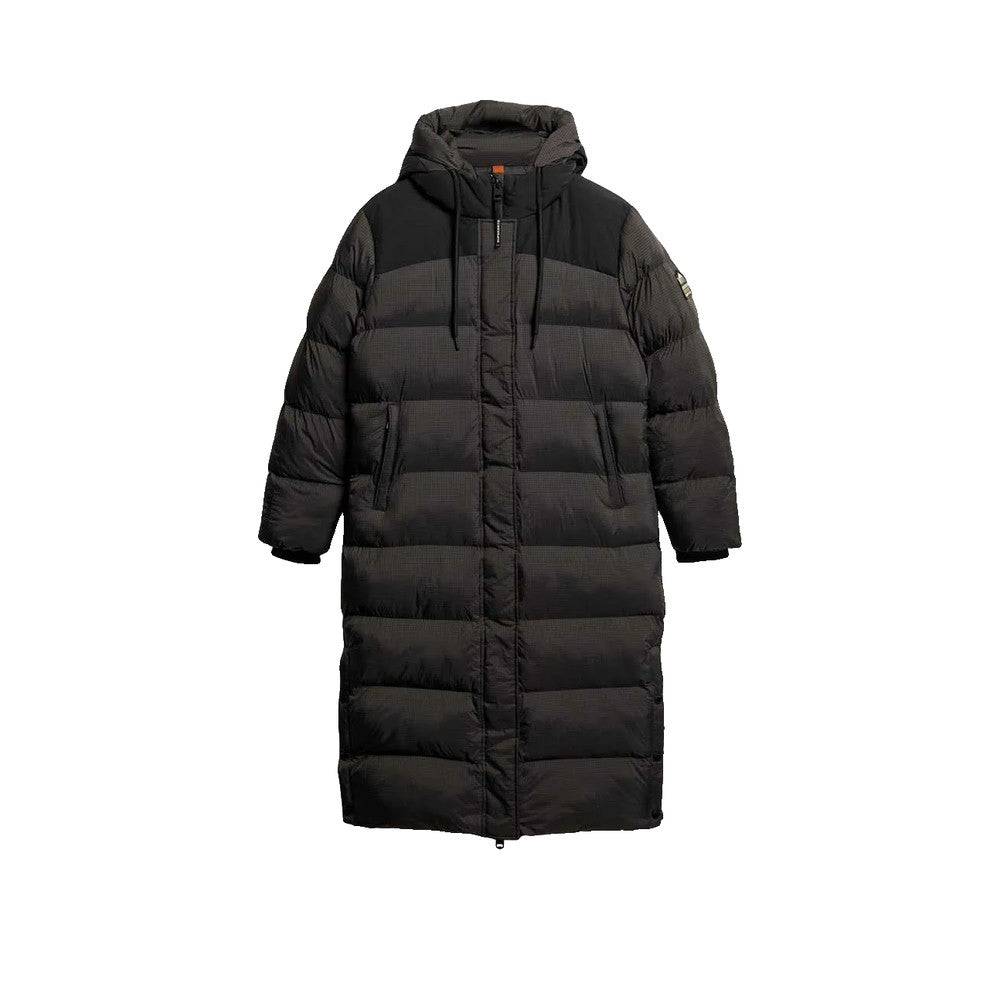 Superdry Ripstop Longline - Veste Matelassée Femme Noir