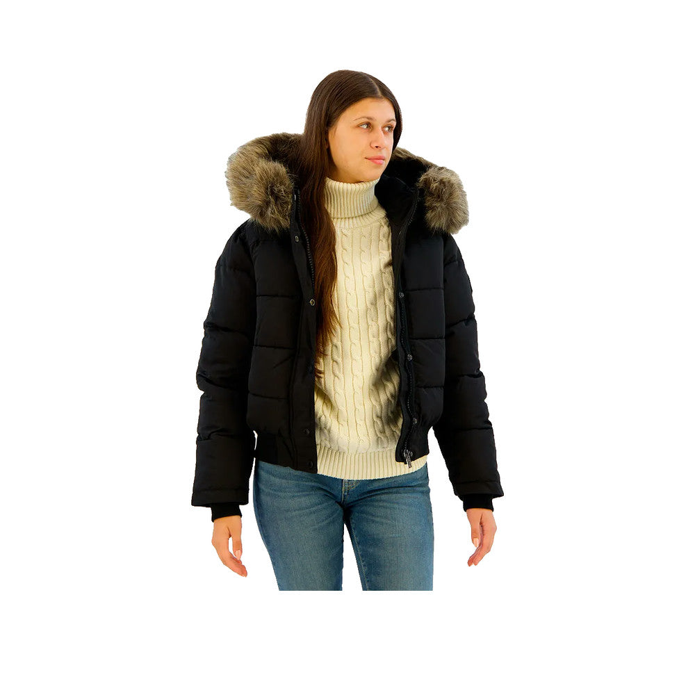 Superdry Everest - Vatteret Jakke Til Damer Sort
