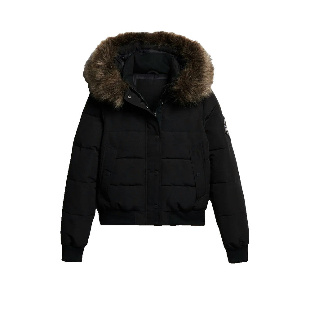 Superdry Everest - Vatteret Jakke Til Damer Sort