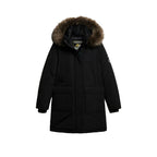 Superdry Everest Faux Fur - Parka Femme Noir