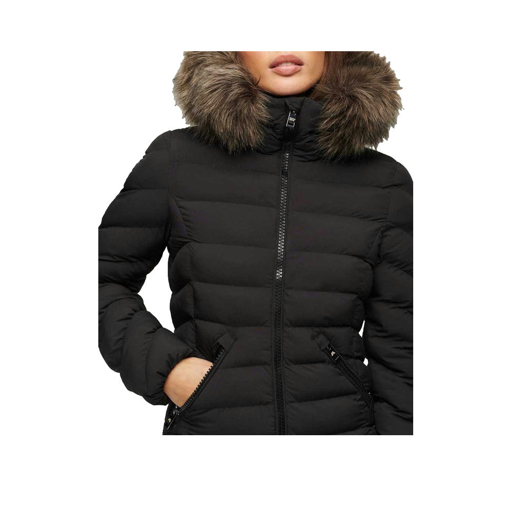 Superdry Fuji - Veste Matelassée Femme Noir