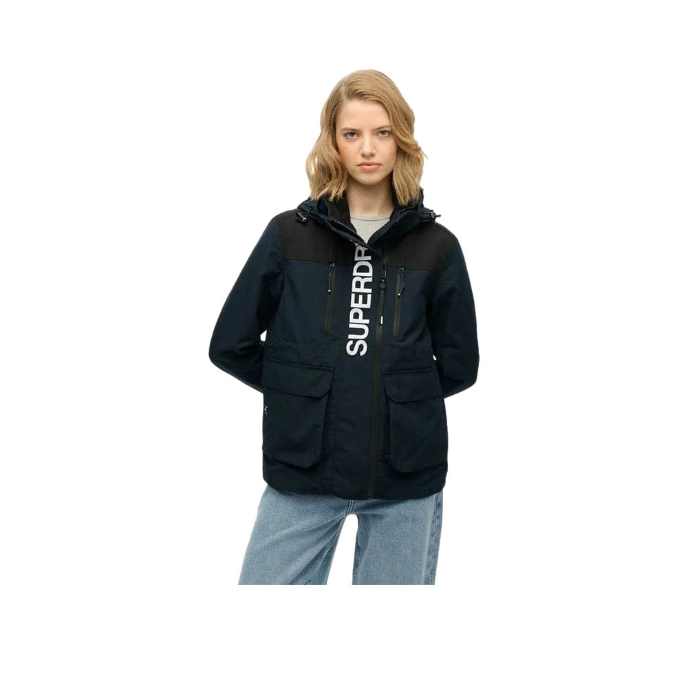 Superdry Colour Block Ultimate - Veste Femme Noir