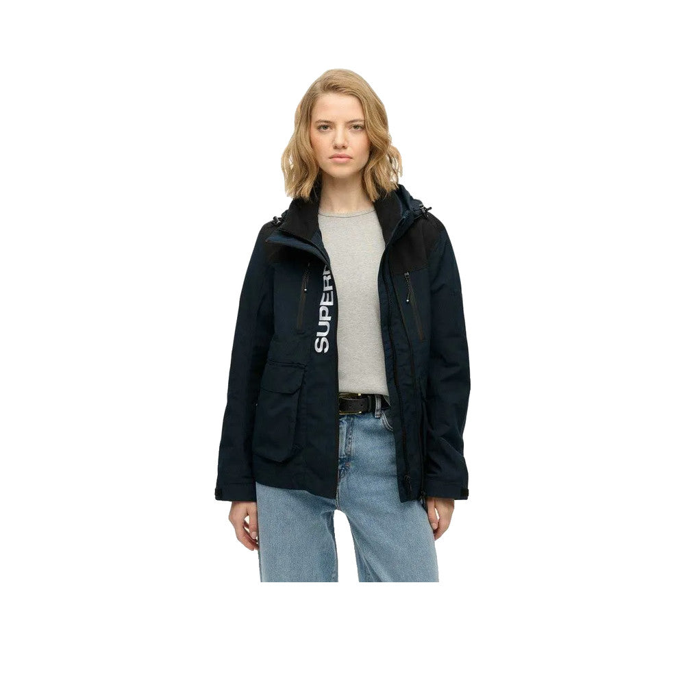 Superdry Colour Block Ultimate - Veste Femme Noir