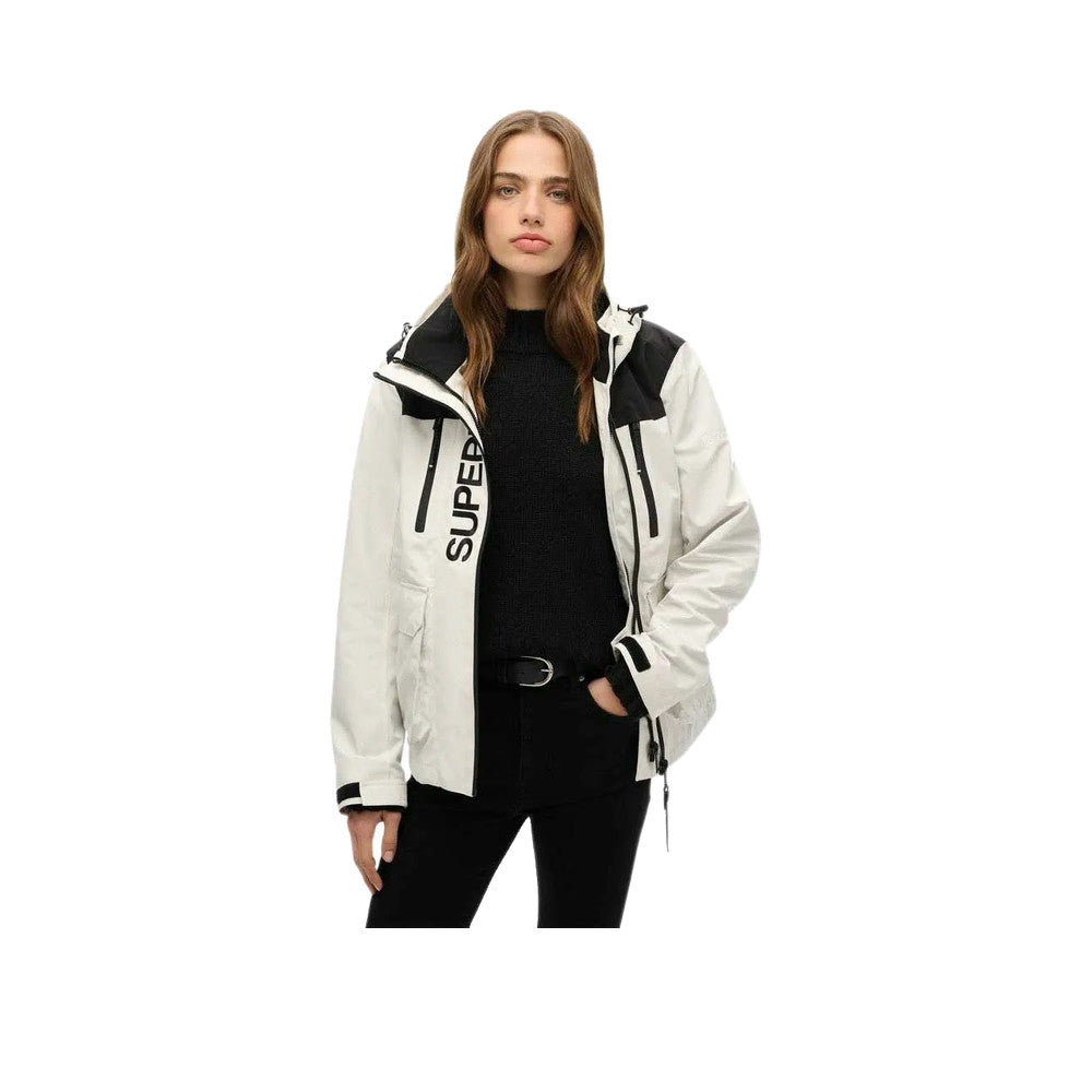 Superdry Colour Block Ultimate - Veste Femme Blanc
