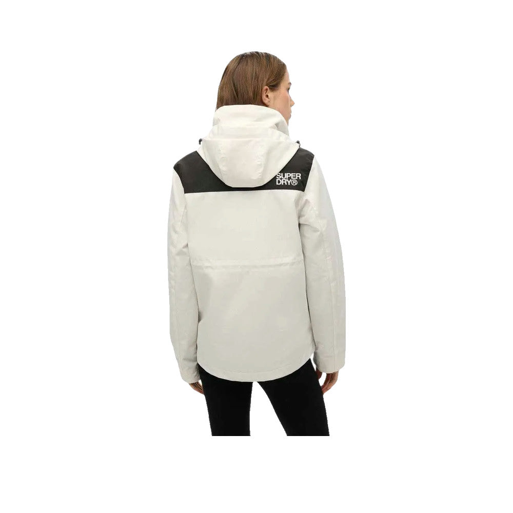 Superdry Colour Block Ultimate - Veste Femme Blanc