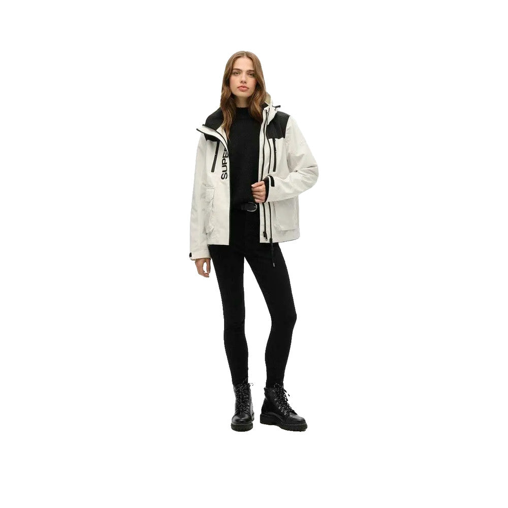 Superdry Colour Block Ultimate - Veste Femme Blanc