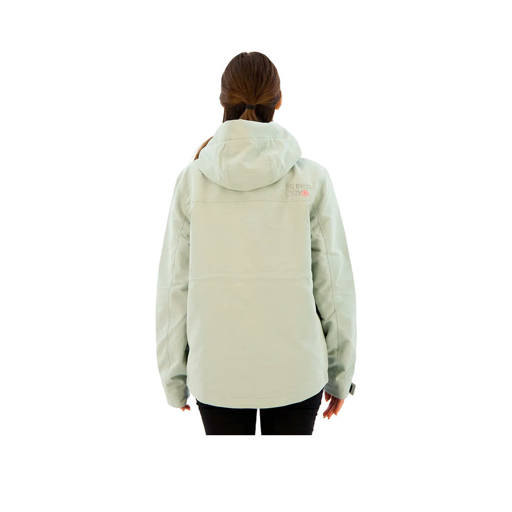 Superdry Ultimate Tech – Damska kurtka wiatrówka szara