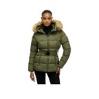 Superdry Fuji Belted - Veste Femme Vert