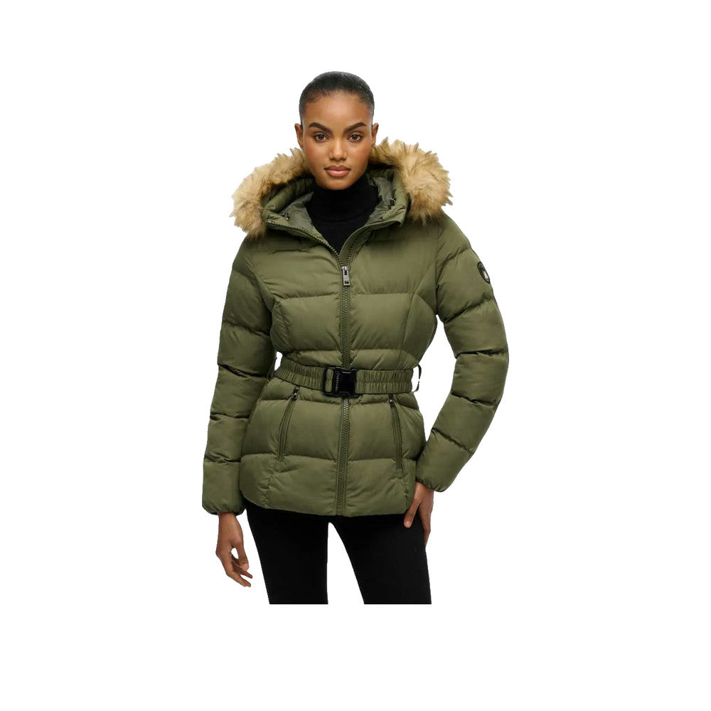Superdry Fuji Belted - Veste Femme Vert