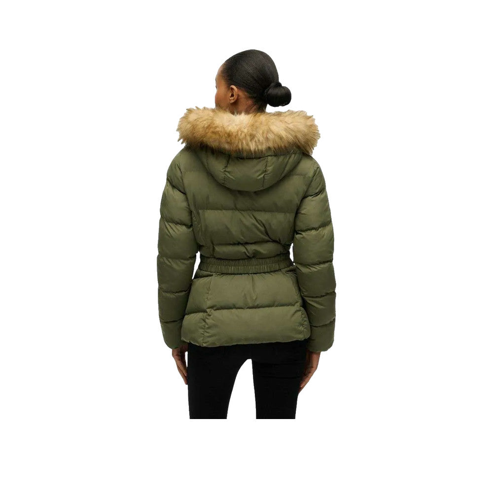Superdry Fuji Belted - Veste Femme Vert