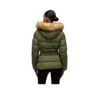Superdry Fuji Belted - Veste Femme Vert